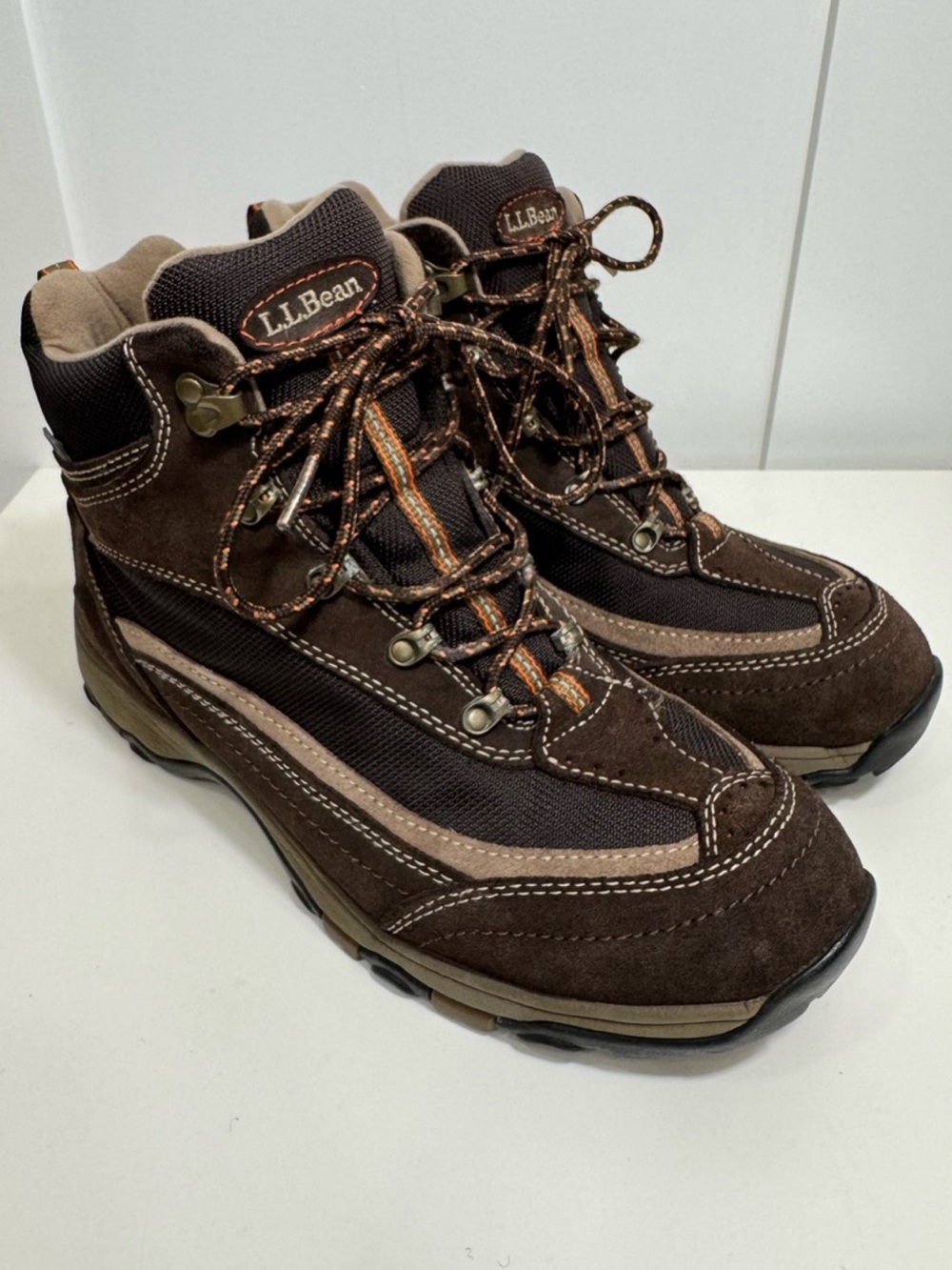 L.L.BEAN TEK 2.5 Waterproof Brown Leather Suede Hiking Trail Boots Men’s 10